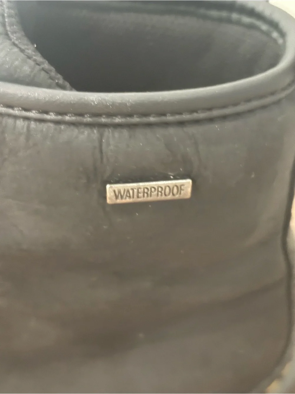 Dr. Martens 1460 Waterproof black Junior moto combat Boots youth 4